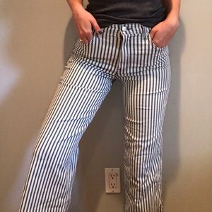 Reformation stretch flood jeans